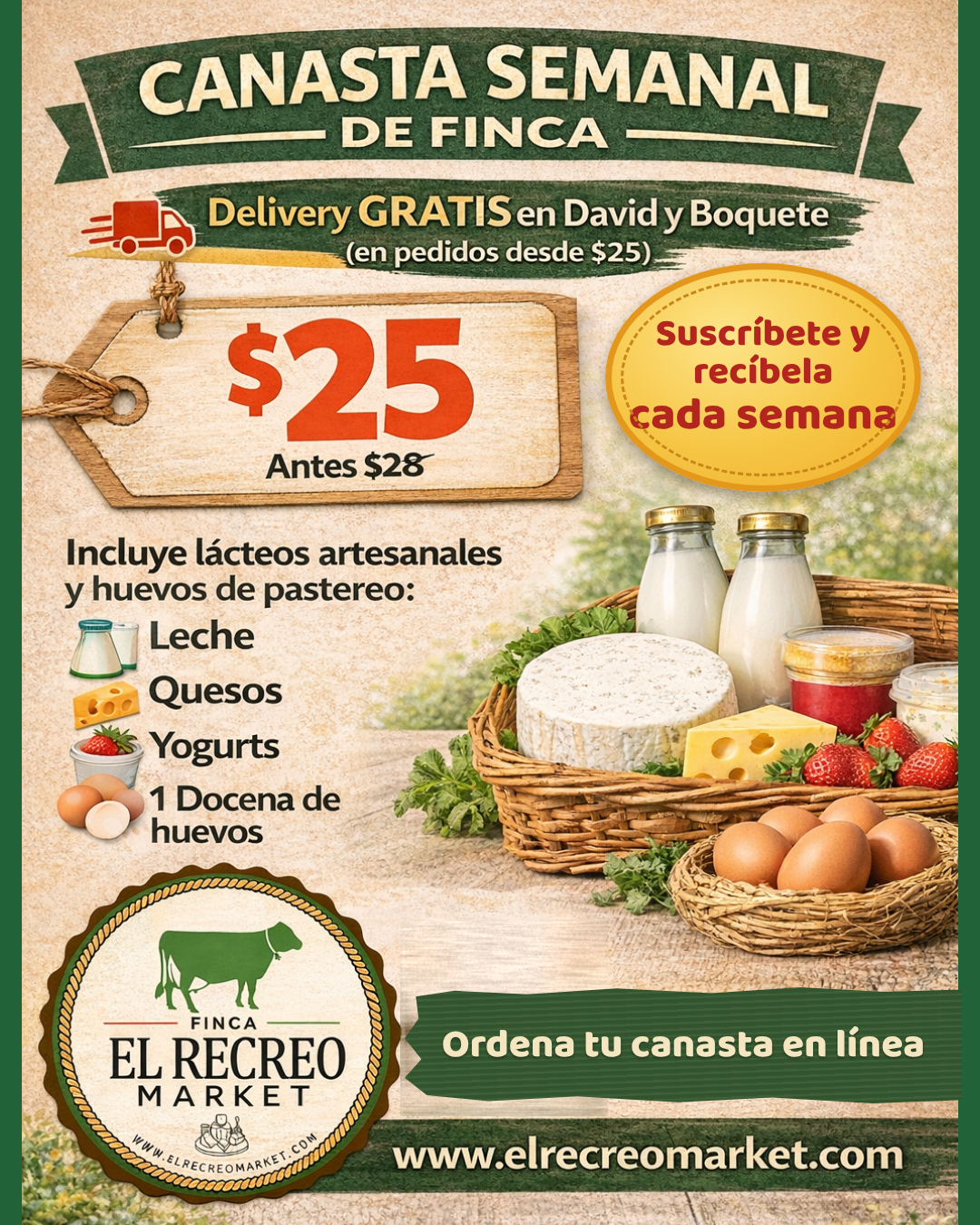 Canasta Semanal de la Finca