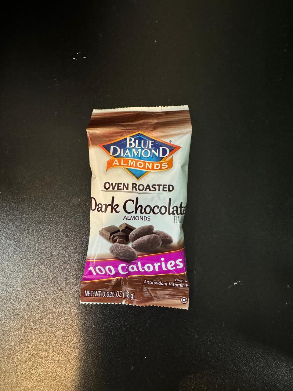 Almendras de chocolate horneadas