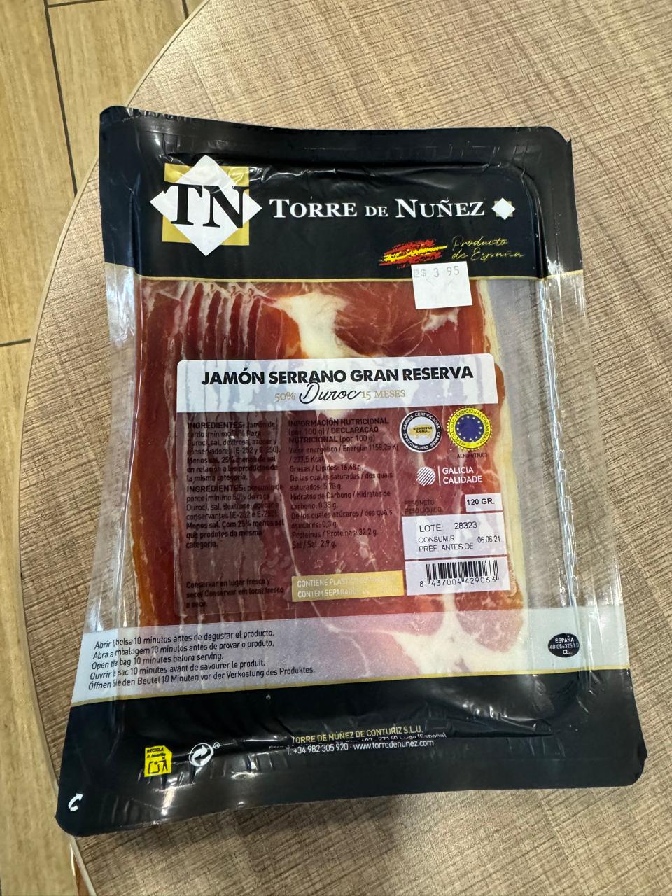 Jamon Serrano Gran Reserva Torre de Nuñez